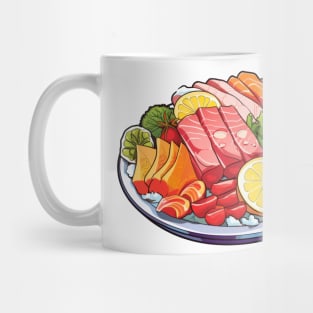 Feast your eyes and appetite on this stunning sashimi platter Mug